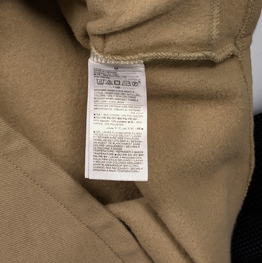 Old Navy Fleece Shacket Soft Button Down Khaki NEW Men's M - Picture 11 of 13